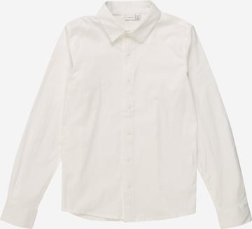 NAME IT Button Up Shirt 'Fred' in White: front