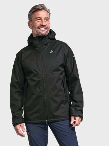 Veste outdoor Schöffel en noir : devant