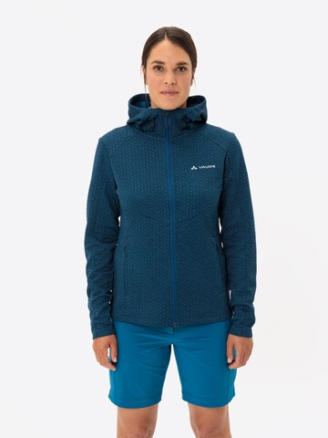 VAUDE Sports sweat jacket 'Skomer' in Blue: front
