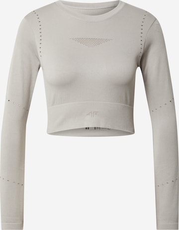 4F Performance shirt in Beige: front