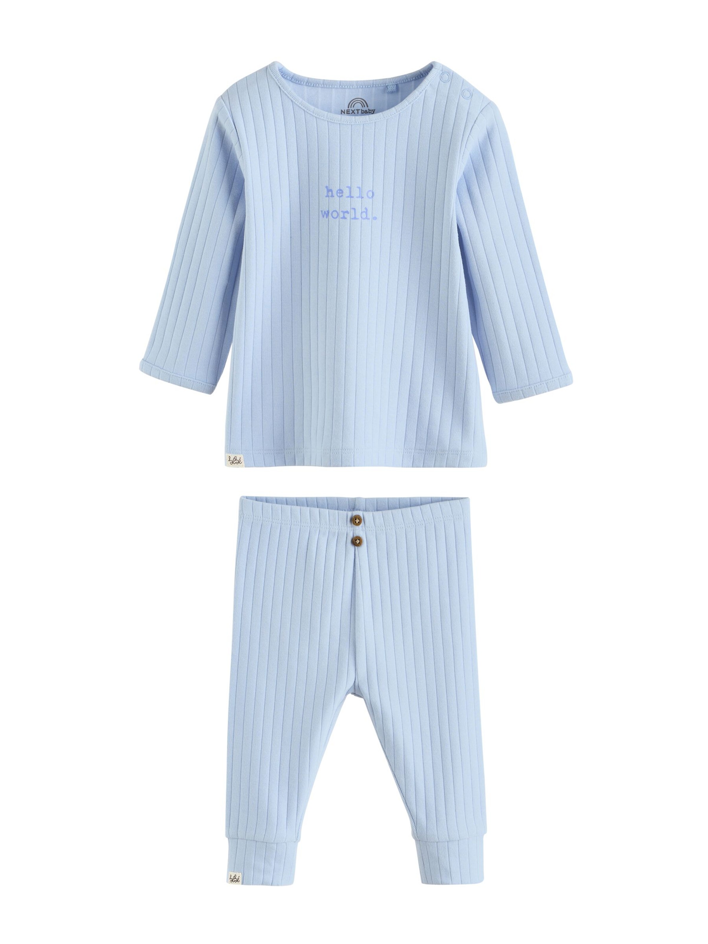 Next Set 'Hello World' in Blue: front