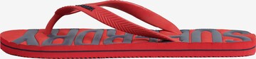 Superdry Teenslippers in Rood: voorkant