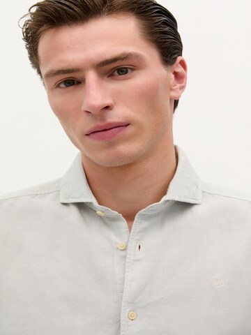 Scalpers Vintage Linen Se Shirt ' ' in Grau