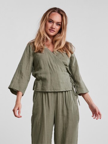 PIECES Blouse 'Lelou' in Green