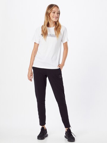 Hummel Slimfit Sportbroek in Zwart