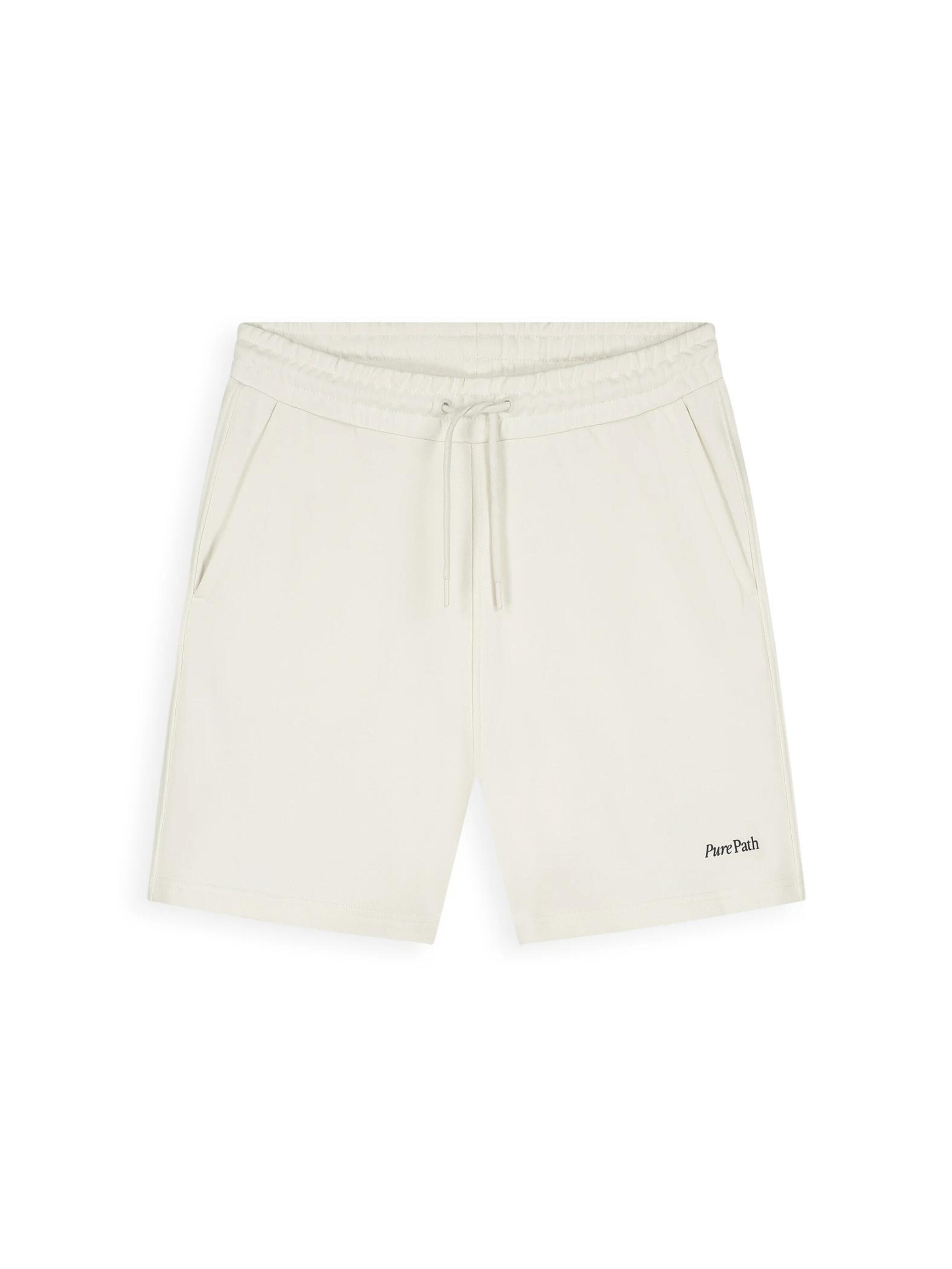 Pure Path Pants in Beige: front