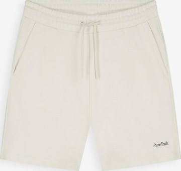 Pure Path Pants in Beige: front