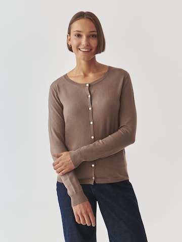 Cardigan 'VERO' TATUUM en beige : devant