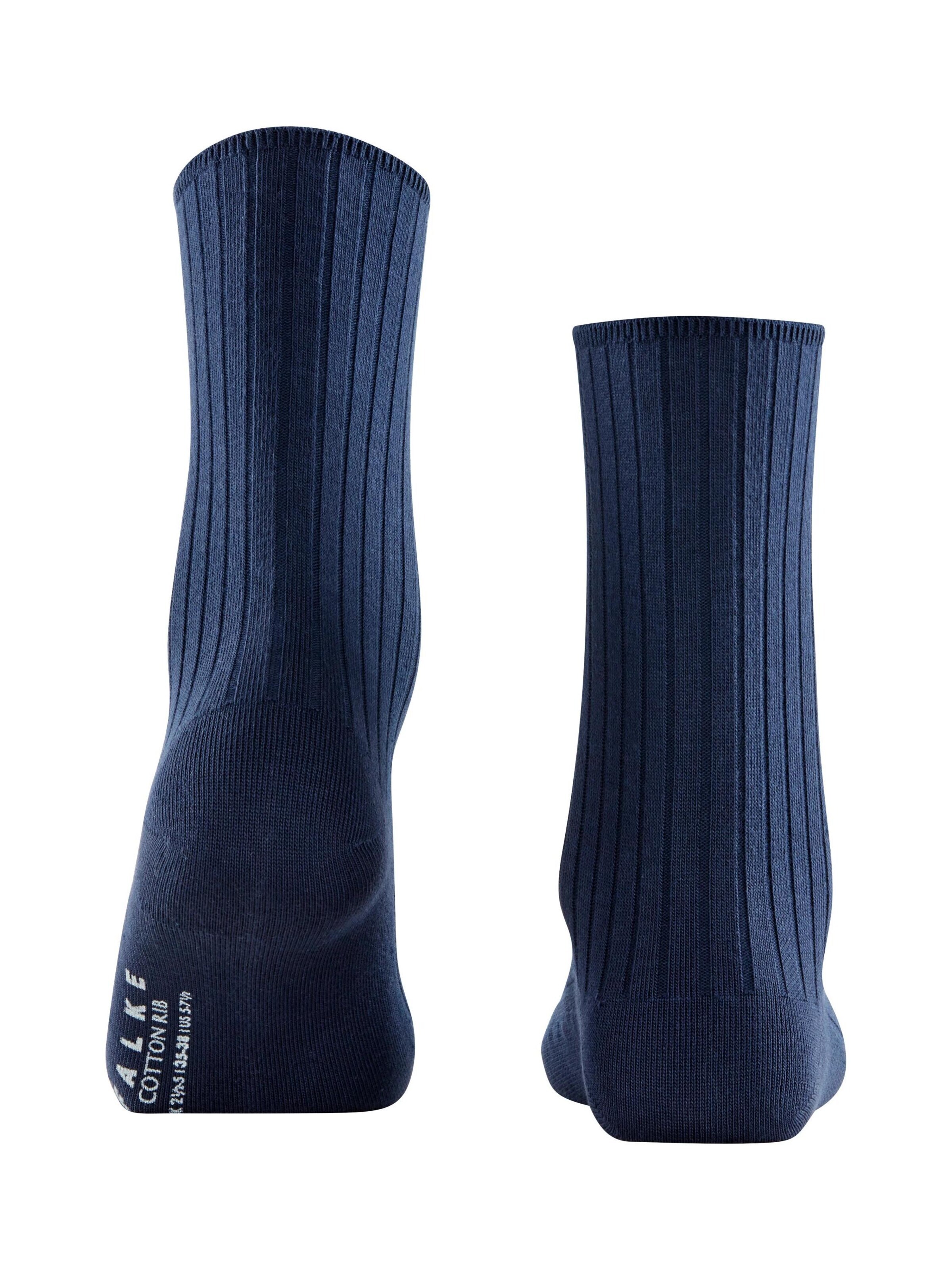 FALKE Socken 'Cotton Rib'‌‌‌‌‌ in Blau