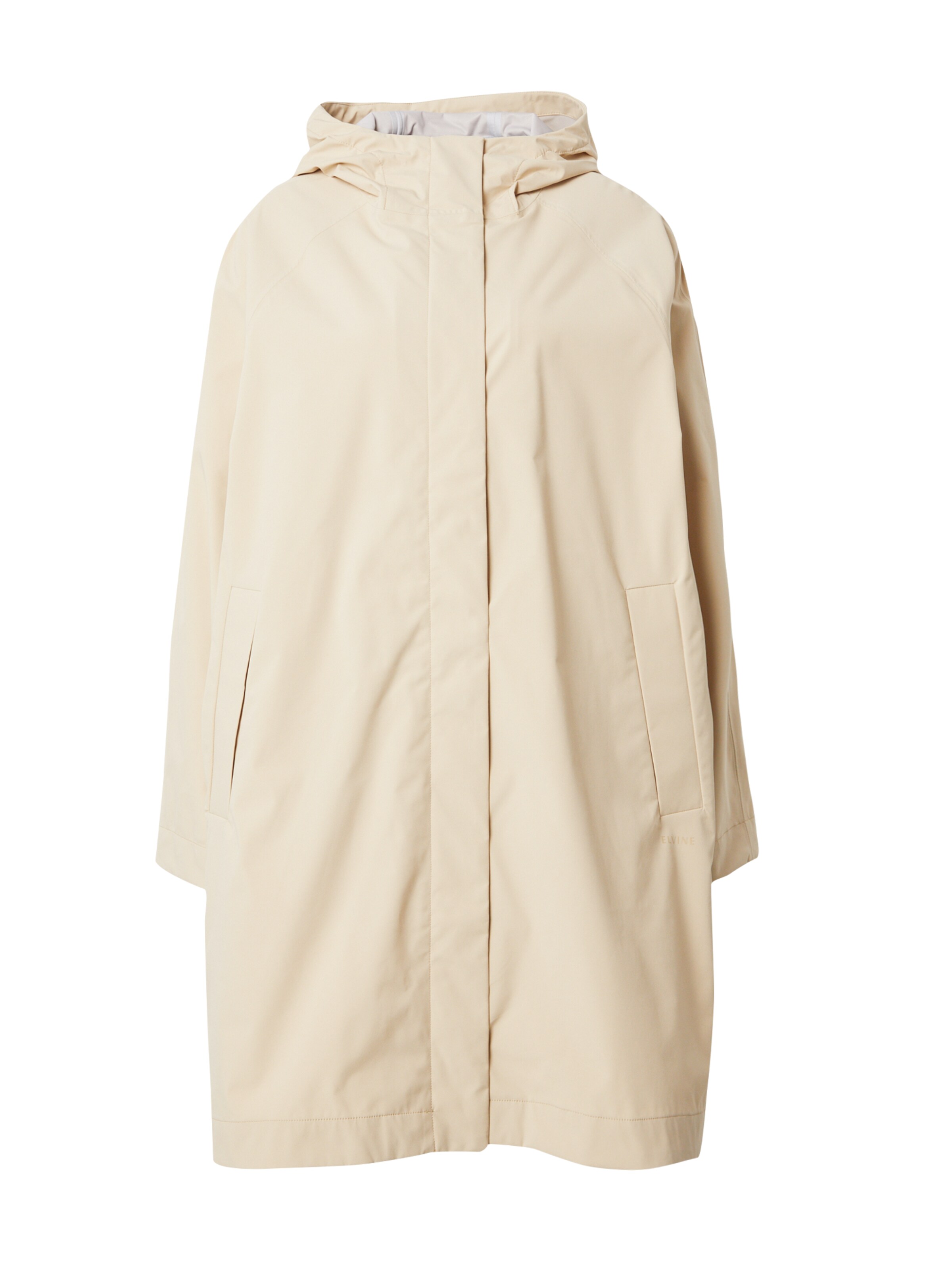 elvine Between-seasons coat 'Gemma' in Beige: front