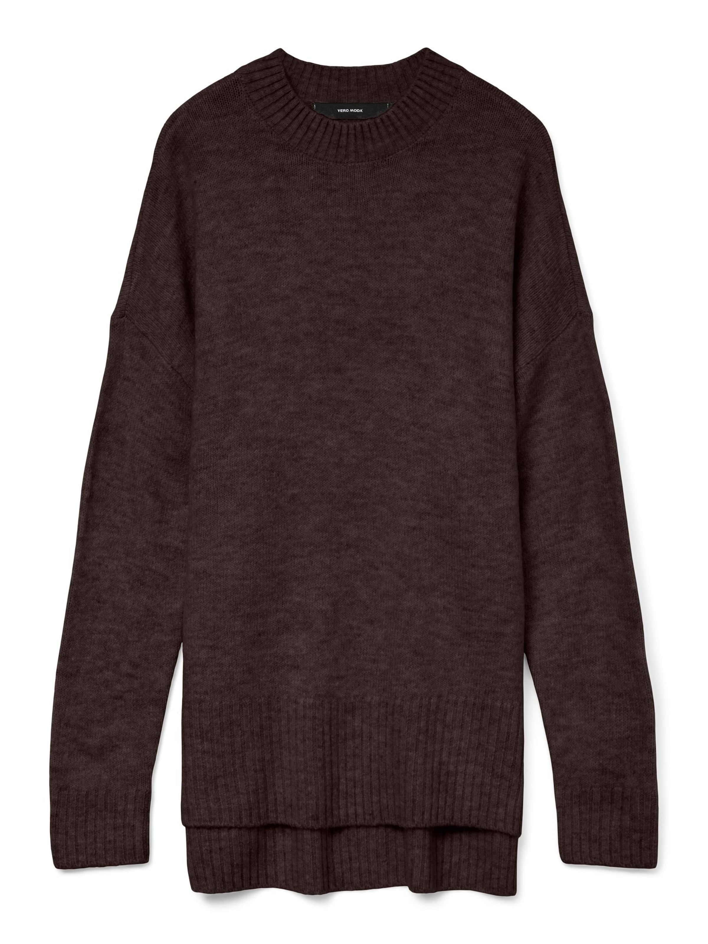 VERO MODA Sweater 'LEFILE' in Brown: front