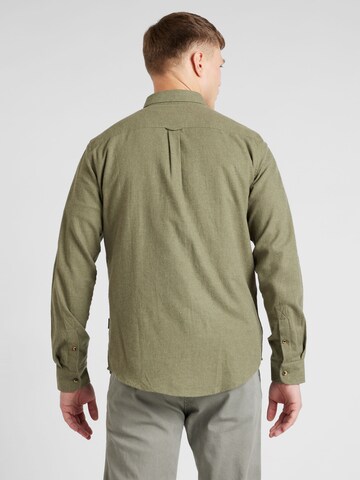 BLEND Regular Fit Hemd 'Burley' in Grün