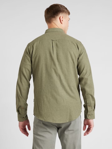 BLEND Regular fit Button Up Shirt 'Burley' in Green