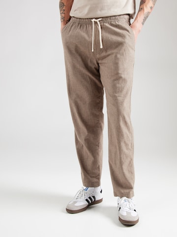 Regular Pantalon HOLLISTER en marron : devant