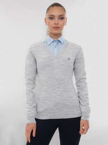 Sir Raymond Tailor Sweater 'Verty' in Grey: front