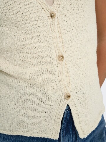 ONLY Gebreide bodywarmer 'ONLGurli' in Wit