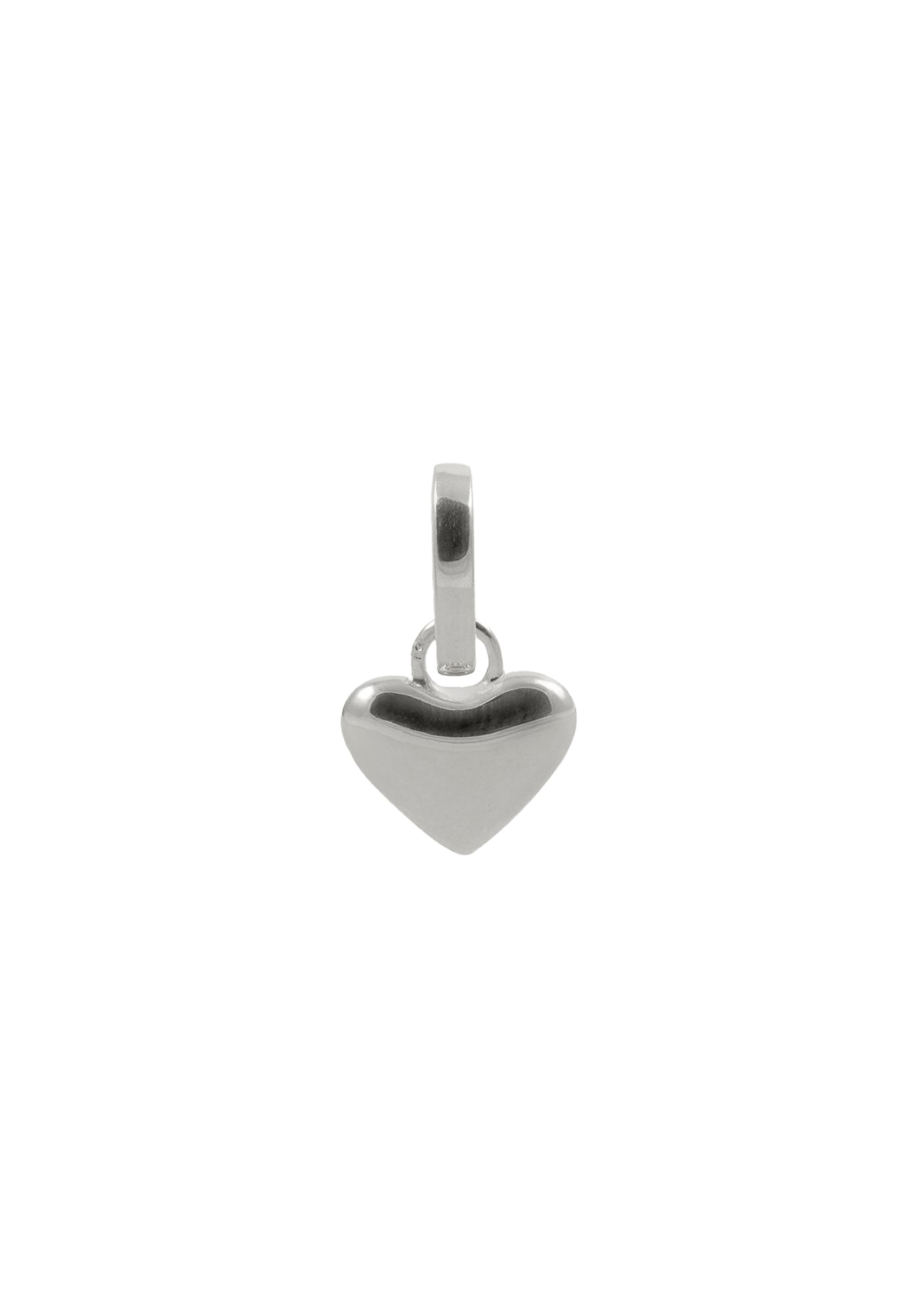 Stilnest Pendant 'Herz' in Silver: front
