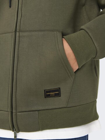 Sweat-shirt Only & Sons en marron