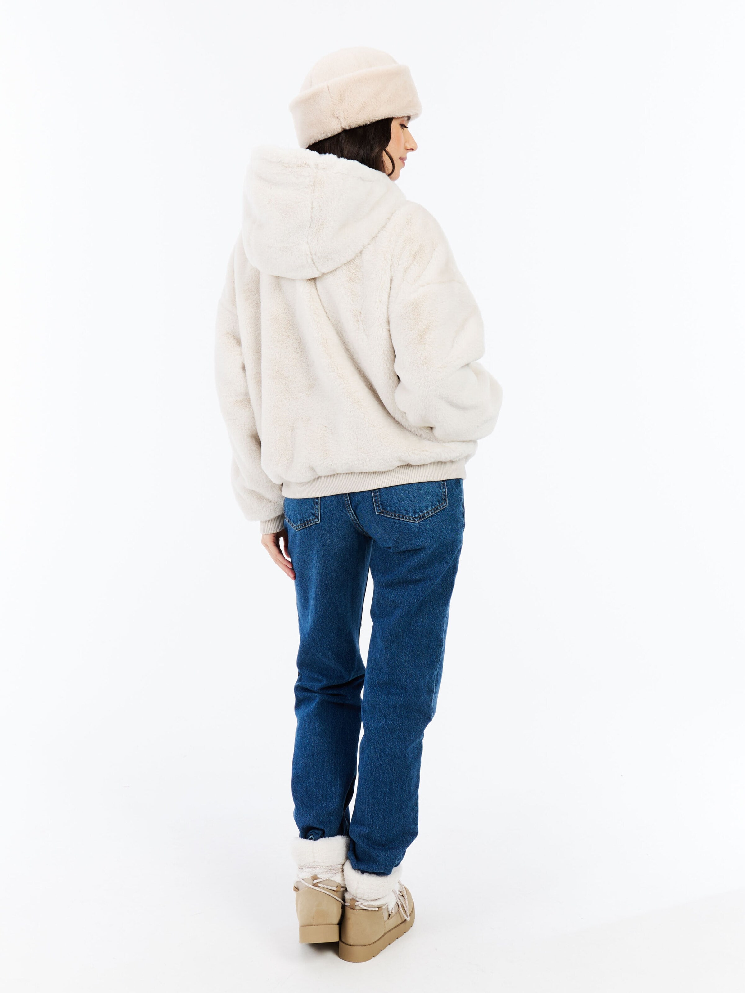 PROTEST Fleece jas 'PRTGolly' in Wit