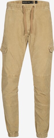 INDICODE JEANS Cargo Pants 'Walker' in Beige: front