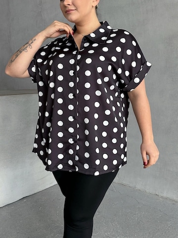Stil Diva Shirt in Zwart