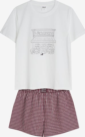 ESOTIQ Pyjama in Mischfarben: Vorderseite