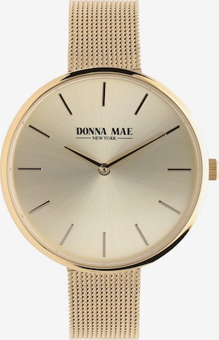 Montre à affichage analogique 'Masche' Lucardi en or : devant