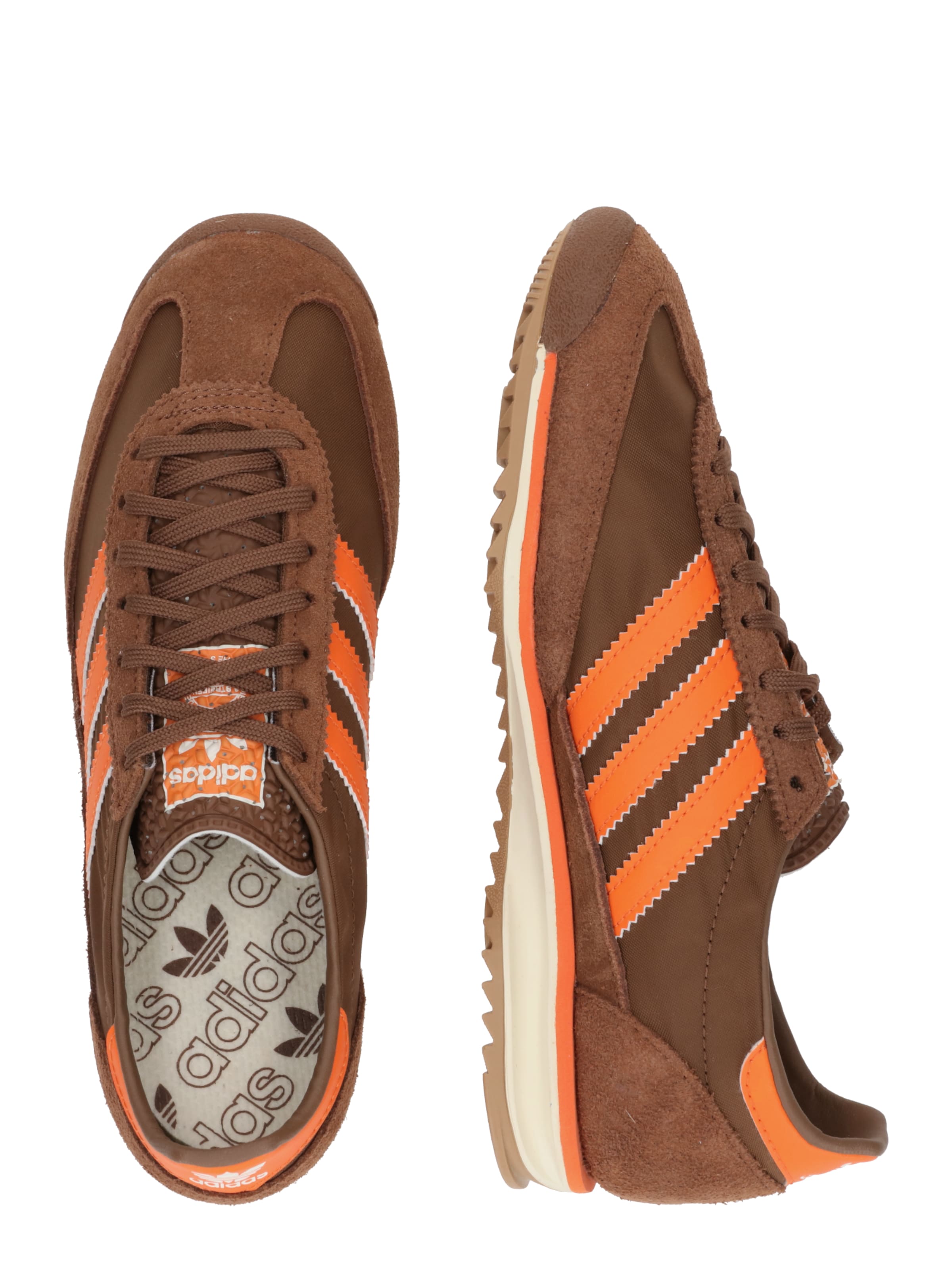 ADIDAS ORIGINALS Низкие кроссовки в Коричневый: сбоку