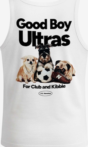 Neverless Shirt 'Good Boy Ultras' in White: front