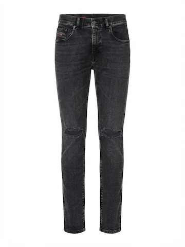 DIESEL Slimfit Jeans 'D-STRUKT' in Zwart: voorkant