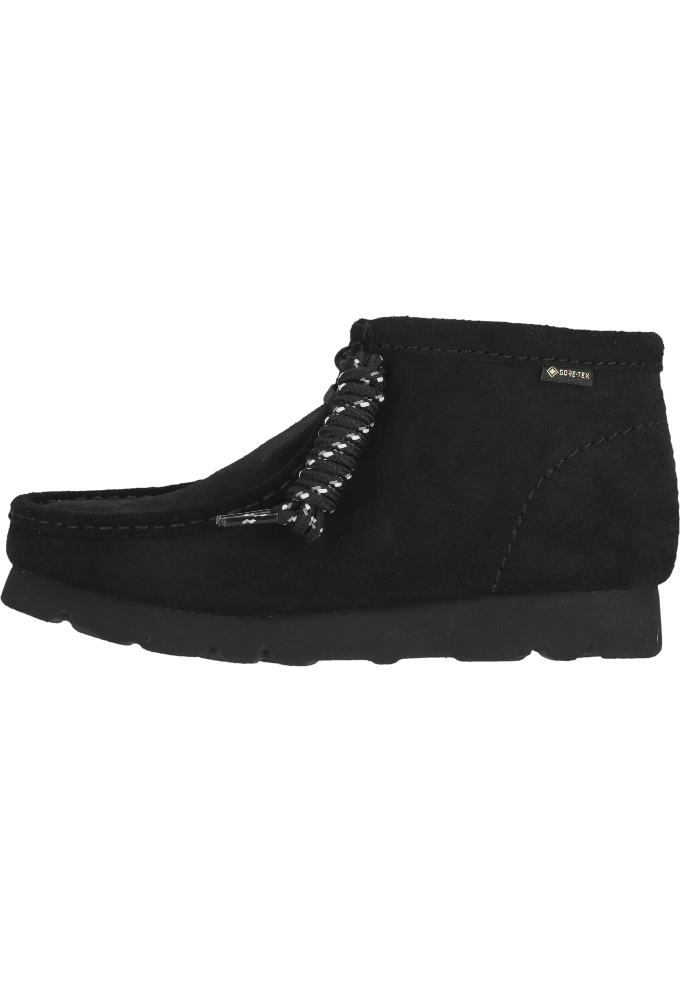 CLARKS Lace-up bootie 'WallabeeBT.GTX' in Black