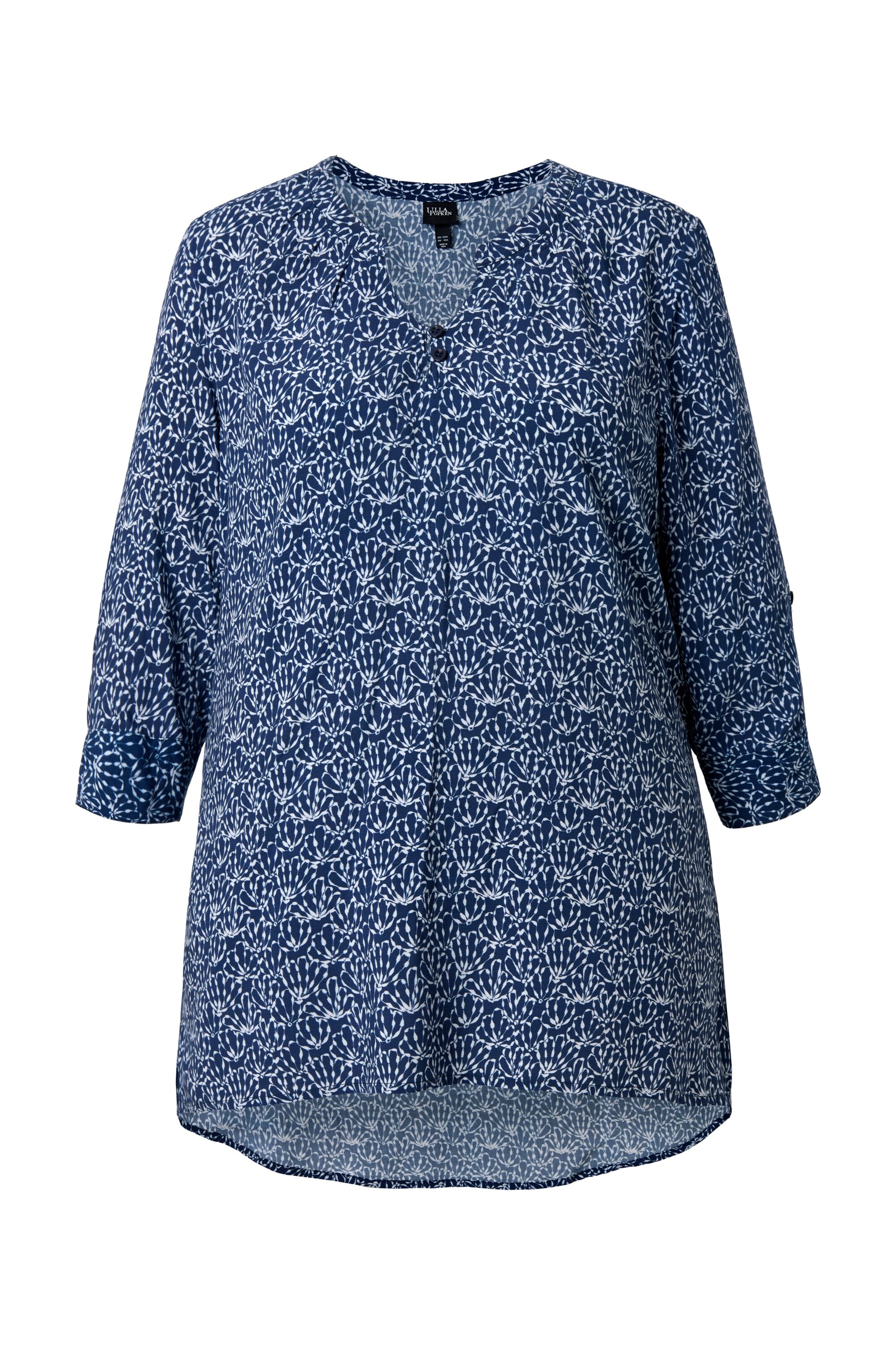 Ulla Popken Tunic in Blue: front