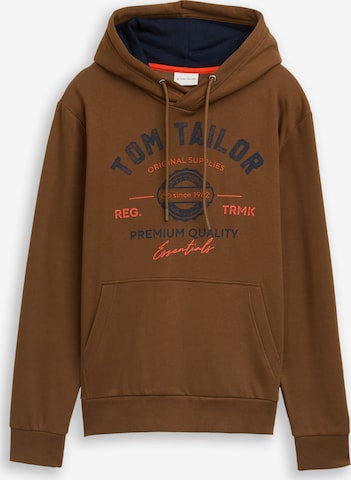 TOM TAILOR - Sudadera en marrón: frente