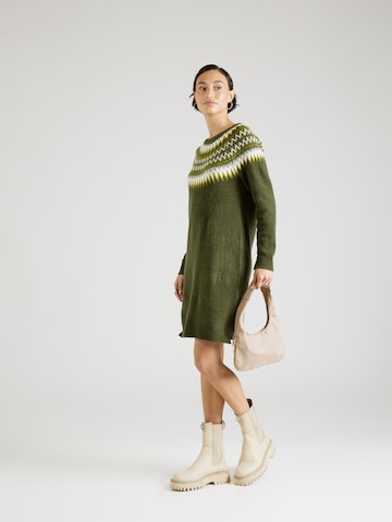 Fransa Knitted dress 'ISABELLA' in Green