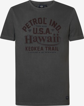 T-Shirt 'Soothe' Petrol Industries en gris : devant