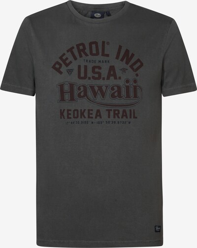 Petrol Industries Bluser & t-shirts 'Soothe' i mørkebrun / antracit, Produktvisning