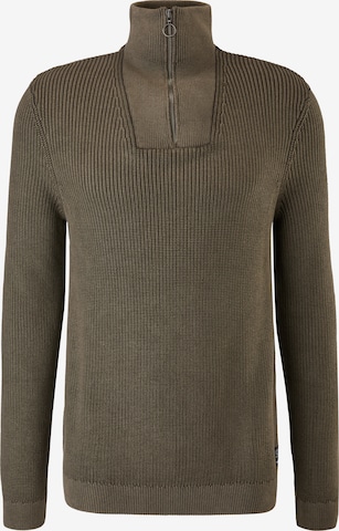 QS Pullover in Braun: predná strana