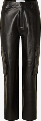 SELECTED FEMME Regular Cargohose in Schwarz: predná strana