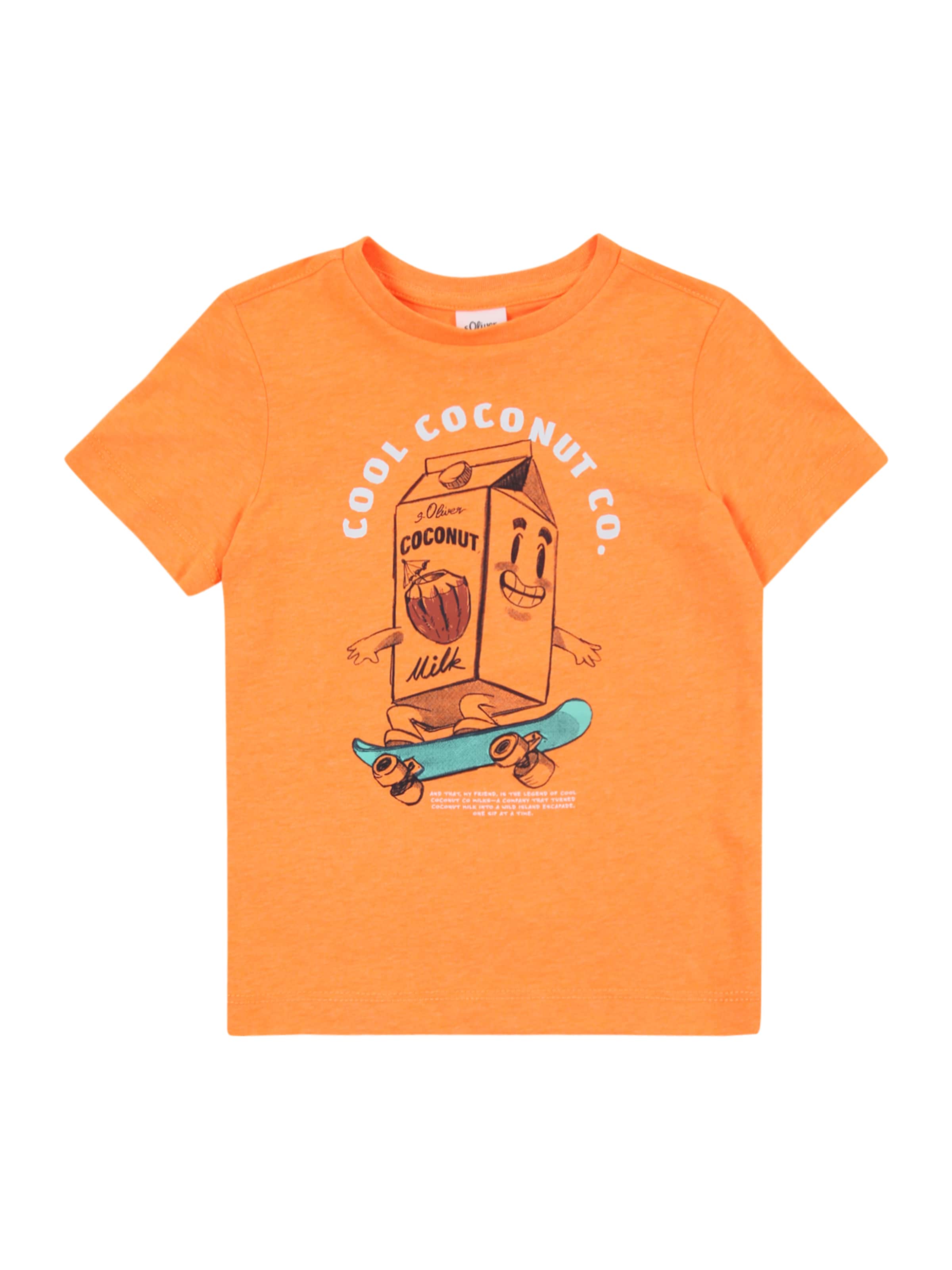 s.Oliver Koszulka w kolorze pomarańczowy: przód