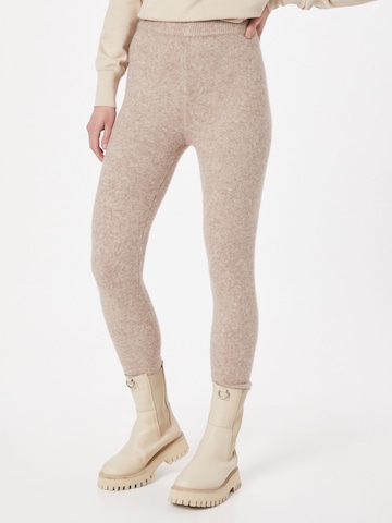 OVS Skinny Broek in Beige: voorkant