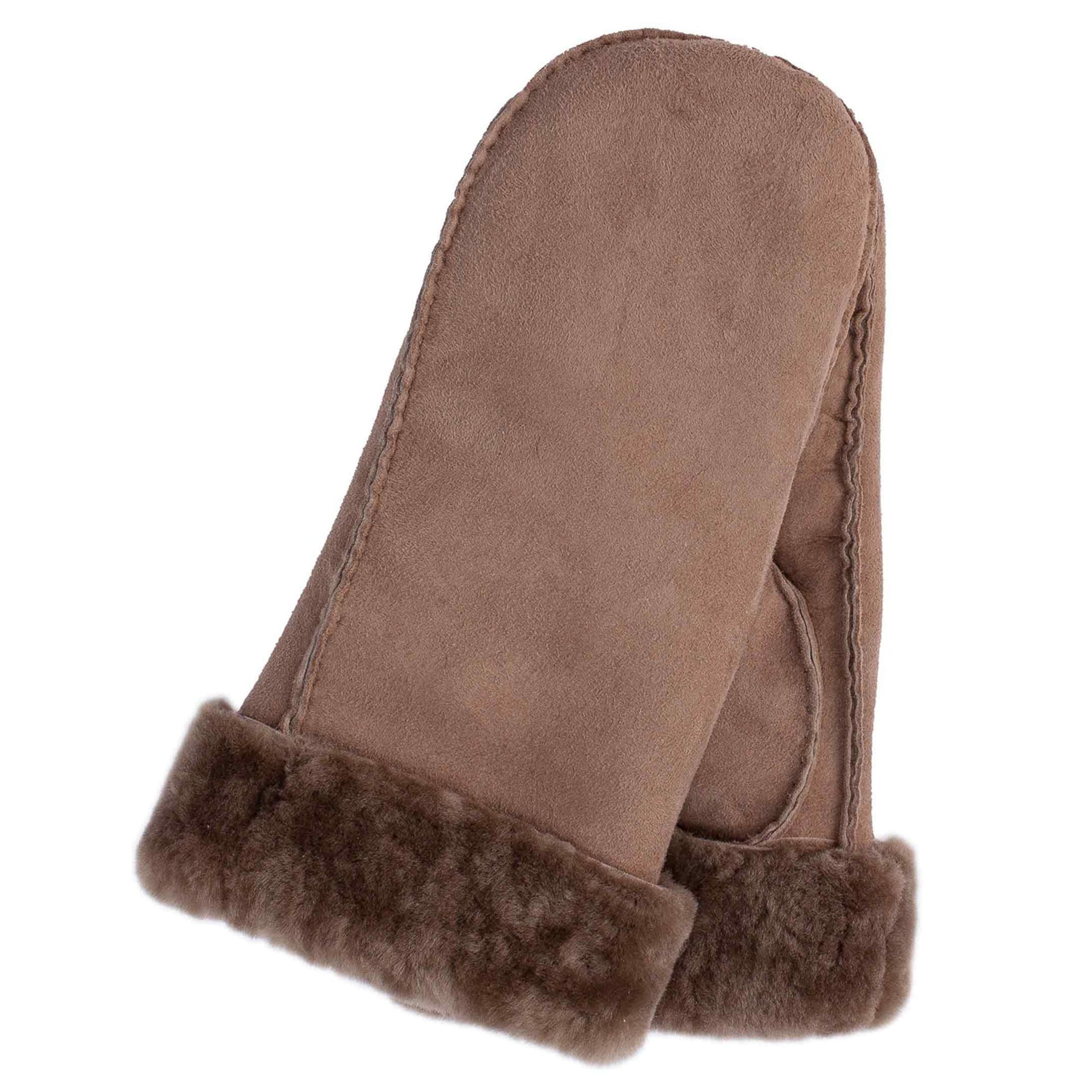 KESSLER Fäustlinge in Braun: Vorderseite