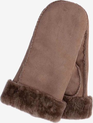 KESSLER Mittens in Brown: front