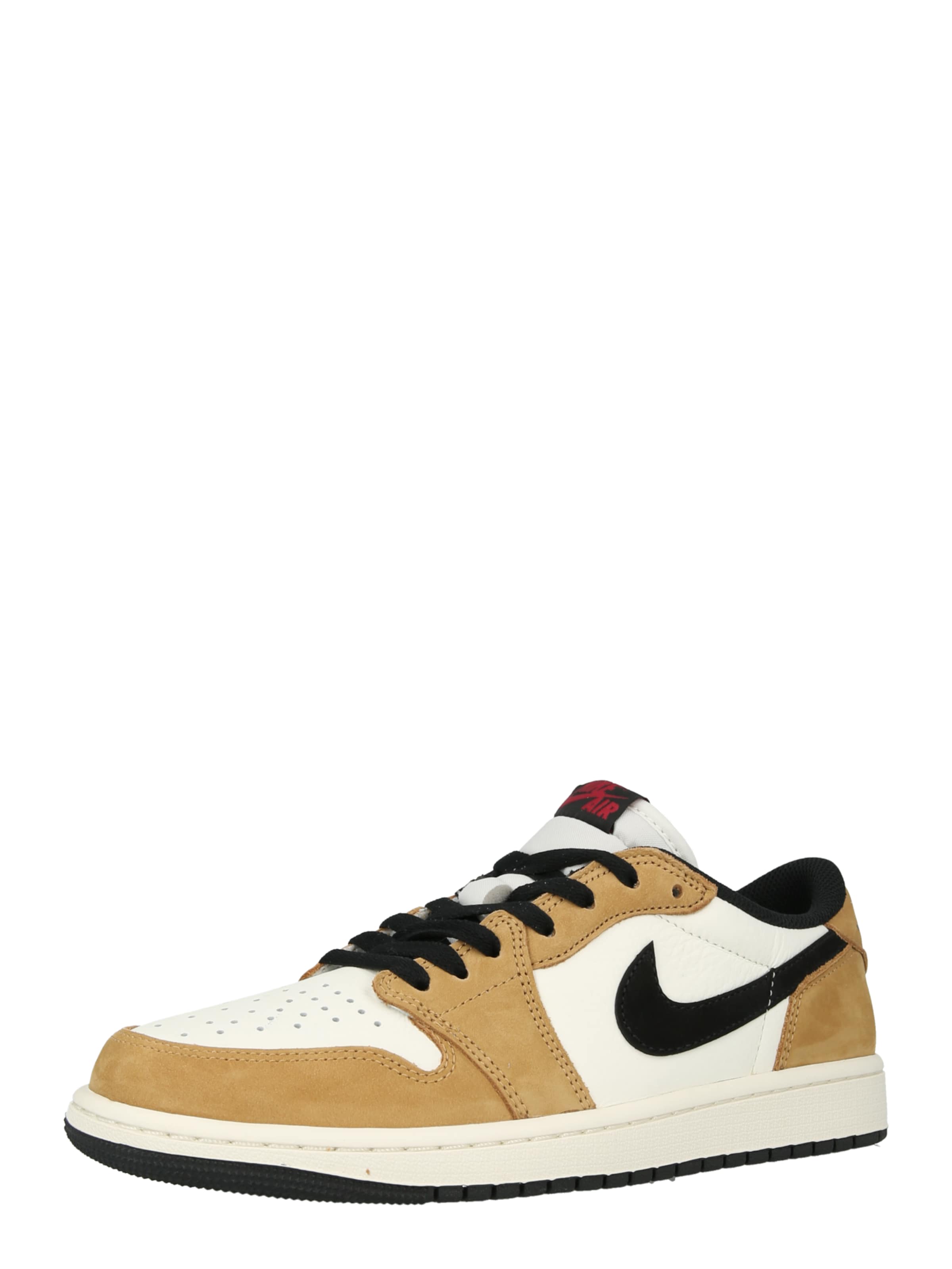 Jordan Σνίκερ χαμηλό 'AIR JORDAN 1' σε λευκό: μπροστά