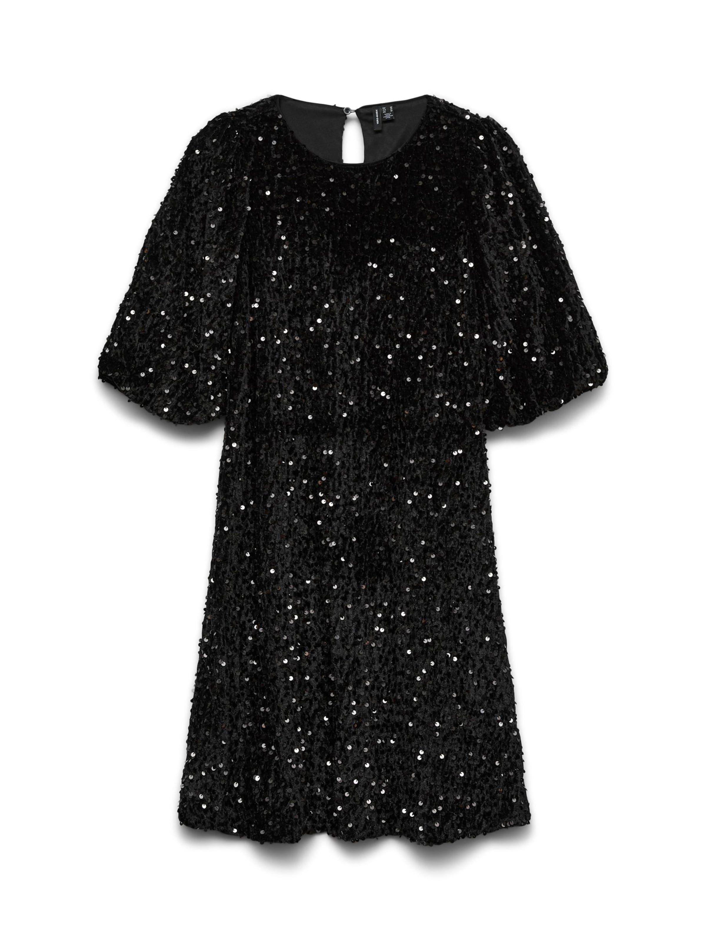 Robe de cocktail 'VMBella' VERO MODA en noir : devant