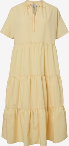 Robe 'PCFarry' PIECES en jaune : devant