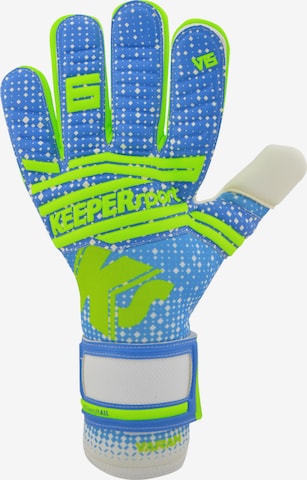 KEEPERsport Athletic Gloves in Blue: front