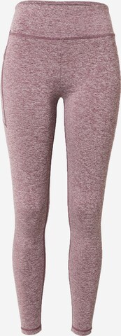 ONLY PLAY Skinny Sportbroek 'IVY' in Lila: voorkant