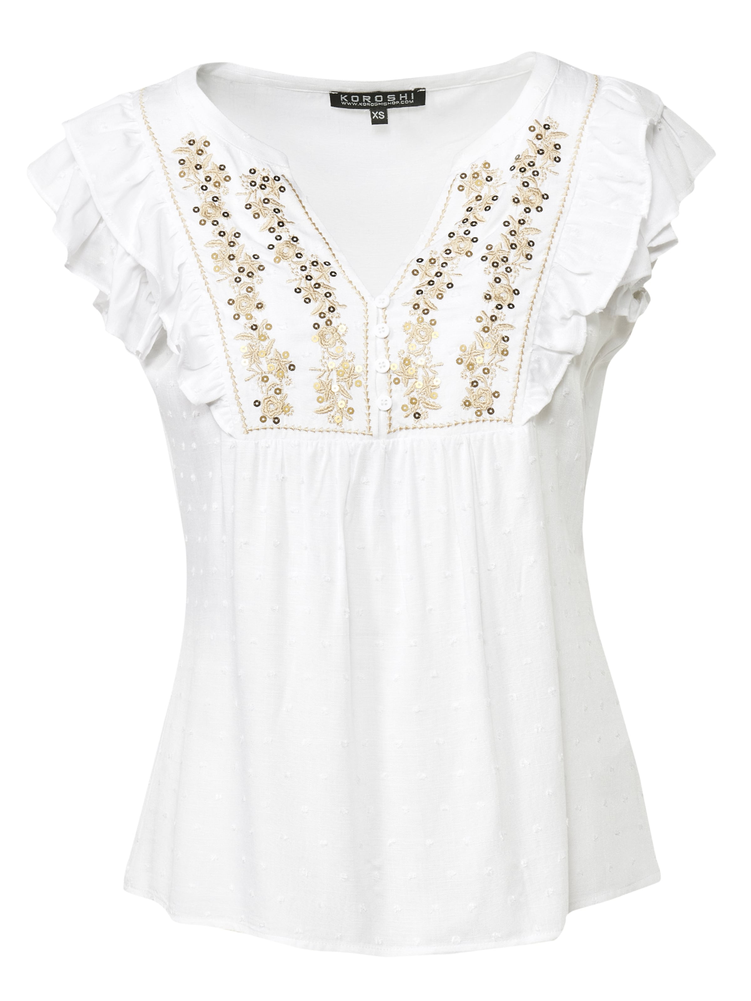 KOROSHI Pluus, värv valge: eest vaates