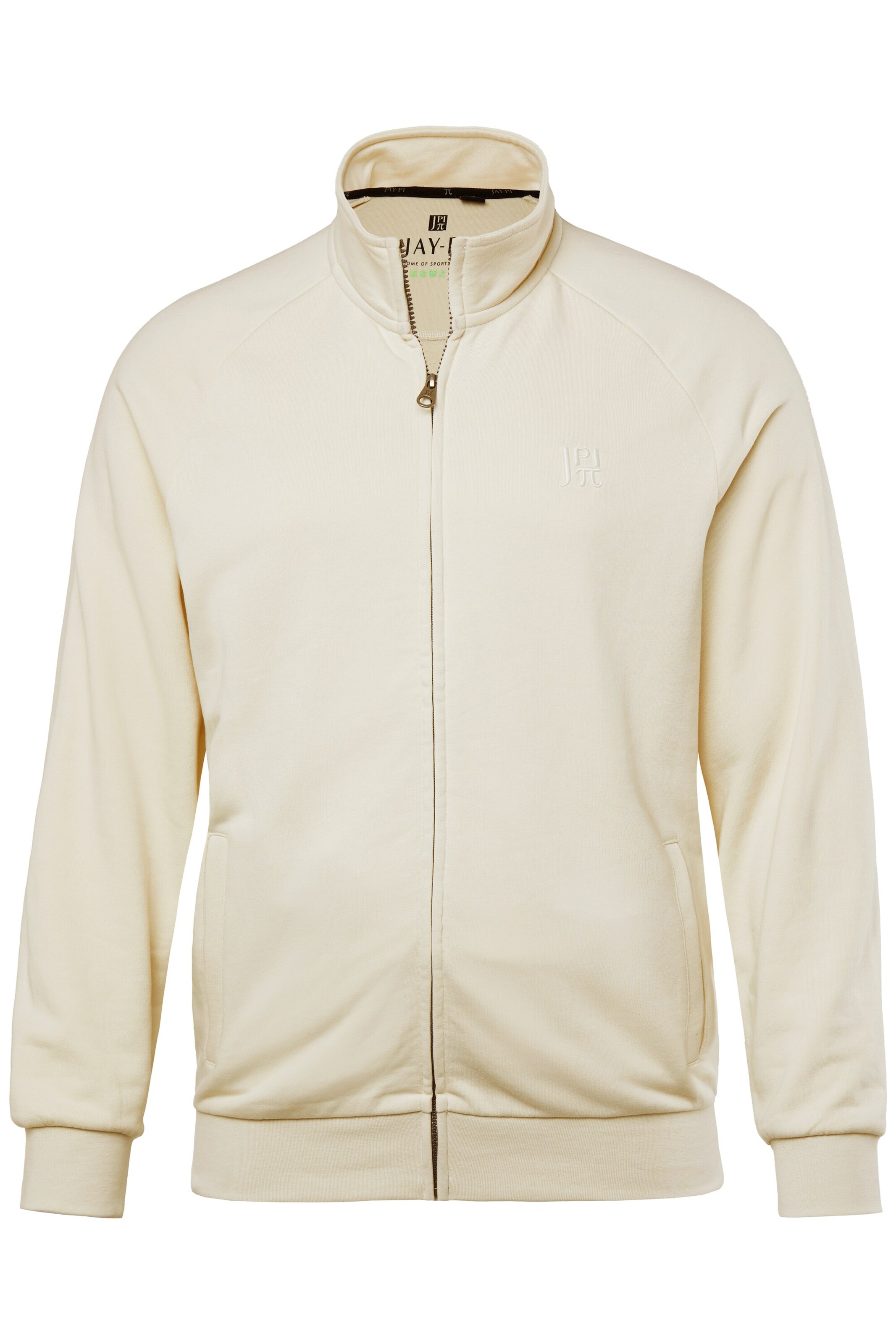 JAY-PI Sweatjacke in Beige: Vorderseite