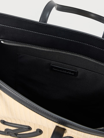 smėlio Karl Lagerfeld Pirkinių krepšys